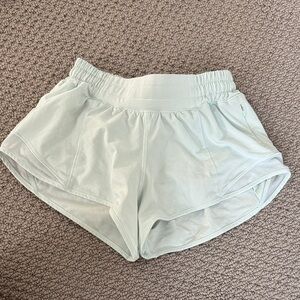 LULULEMON Women's Athletic Shorts in Light Green